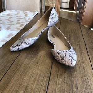 Mossimo snakeskin flats